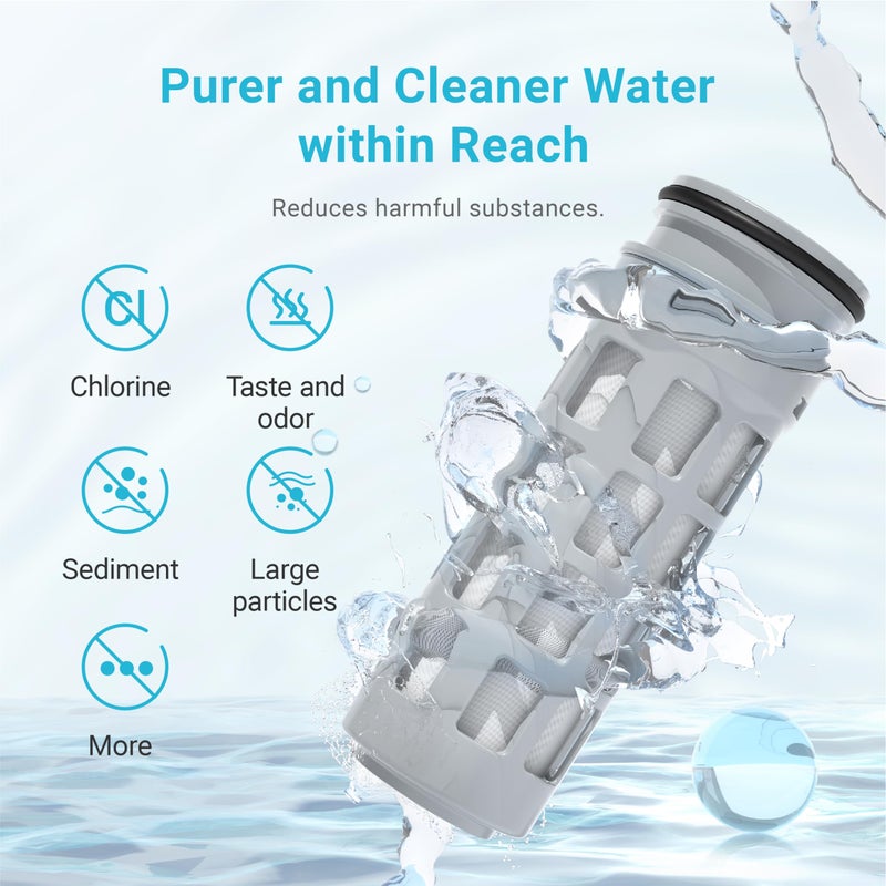 AquaCrest Replacement for Brita Stream Pitcher Water Filter, Brita OB05 Filter Pitchers and Dispensers, Pour Through Filters, Upgraded 7-stage Filters, Lasts 2 Months, by AQUA CREST (Pack of 6) - Image 5